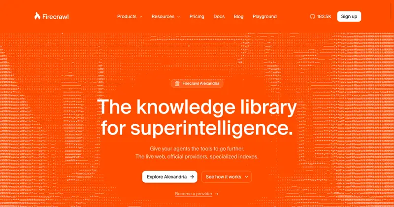 The Alexandria website