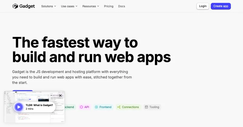 The Gadget website