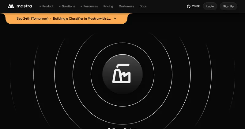 The Mastra Factory website
