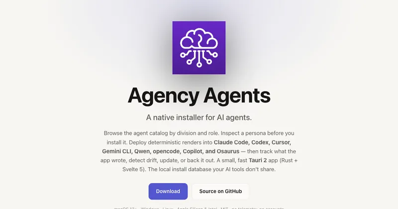 The The Agency website