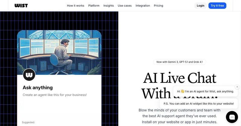The Wist website